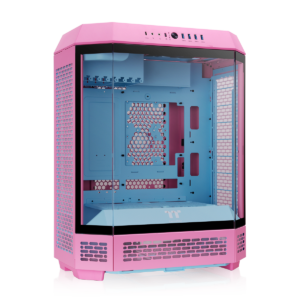 Gabinete THERMALTAKE The Tower 600 Mid-Tower TG x3 Fan x2 Bubble Pink - https://www.scphardstore.com