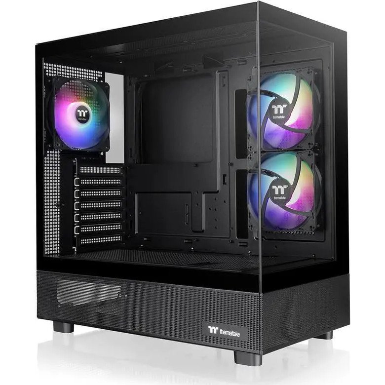 GABINETE THERMALTAKE VIEW 270 PLUS LITE FAN ARGB X3 TG X2 C/ FUENTE 750W 80+ BRONZE