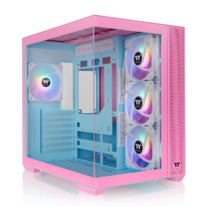 Gabinete THERMALTAKE View 380 ARGB TG Bubble Pink 3 Fans - https://www.scphardstore.com