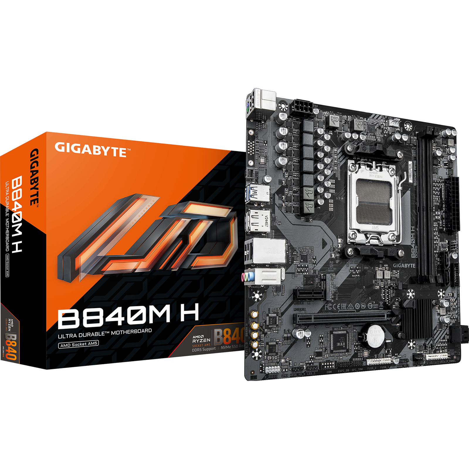 MOTHER GIGABYTE B840M H DDR5 - AM5