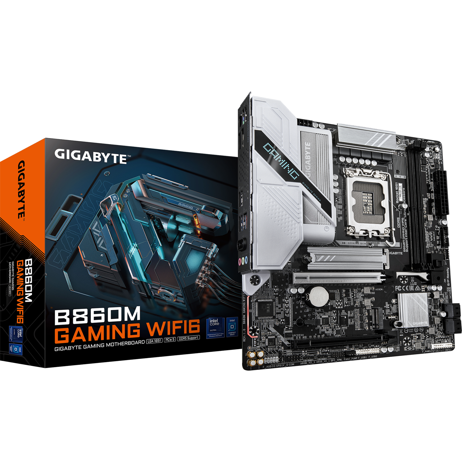 MOTHER GIGABYTE B860M GAMING WIFI6 DDR5 - LGA 1851