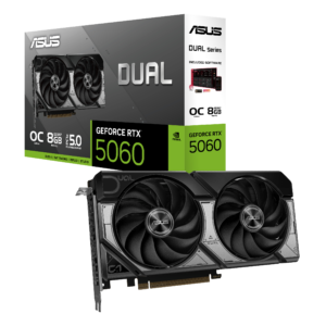 Placa de Video ASUS GeForce RTX 5060 Dual OC 8GB - https://www.scphardstore.com