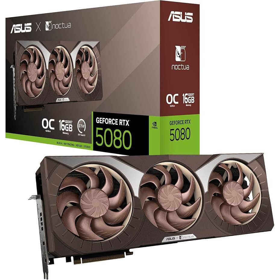 Placa de Video ASUS GeForce RTX 5080 NOCTUA OC 16GB - https://www.scphardstore.com