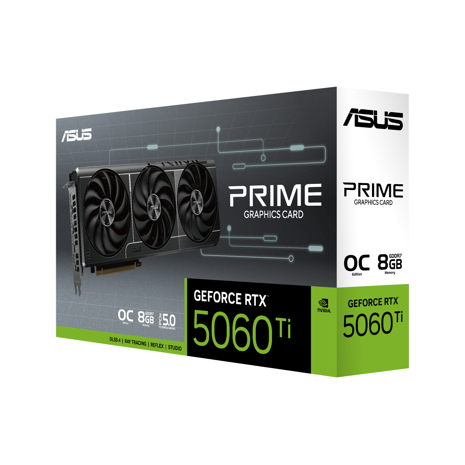 PLACA DE VIDEO ASUS PRIME GEFORCE RTX 5060 TI OC 8GB