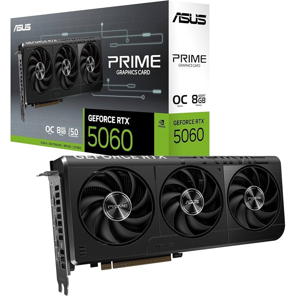 Placa de Video ASUS PRIME NVIDIA RTX 5060 OC 8GB - Preventa 05 Feb - https://www.scphardstore.com