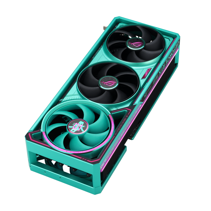 Placa de Video ASUS ROG ASTRAL GeForce RTX 5080 16GB OC Hatsune Miku Edition - https://www.scphardstore.com