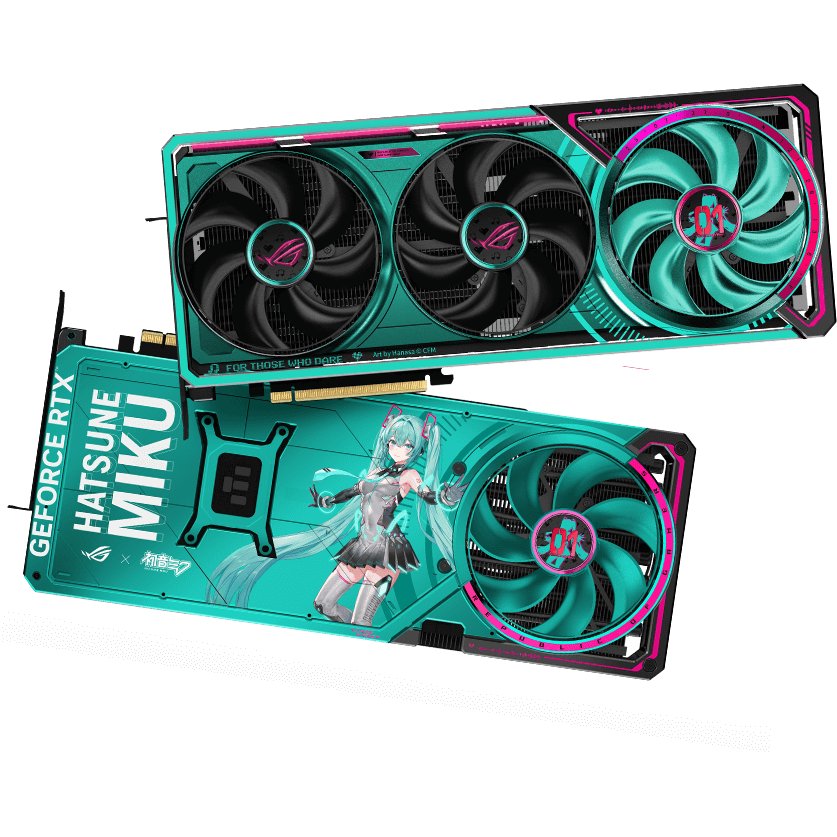 Placa de Video ASUS ROG ASTRAL GeForce RTX 5080 16GB OC Hatsune Miku Edition - https://www.scphardstore.com
