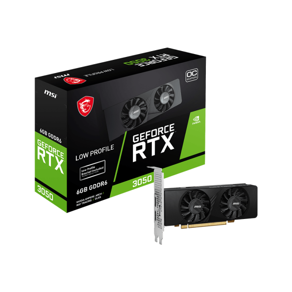 PLACA DE VIDEO MSI GEFORCE RTX 3050 LOW PROFILE OC 6GB