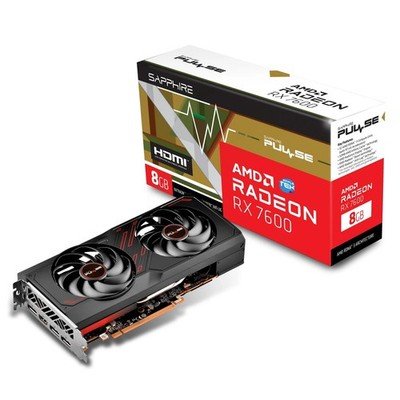 PLACA DE VIDEO SAPPHIRE RADEON RX 7600 PULSE 8GB