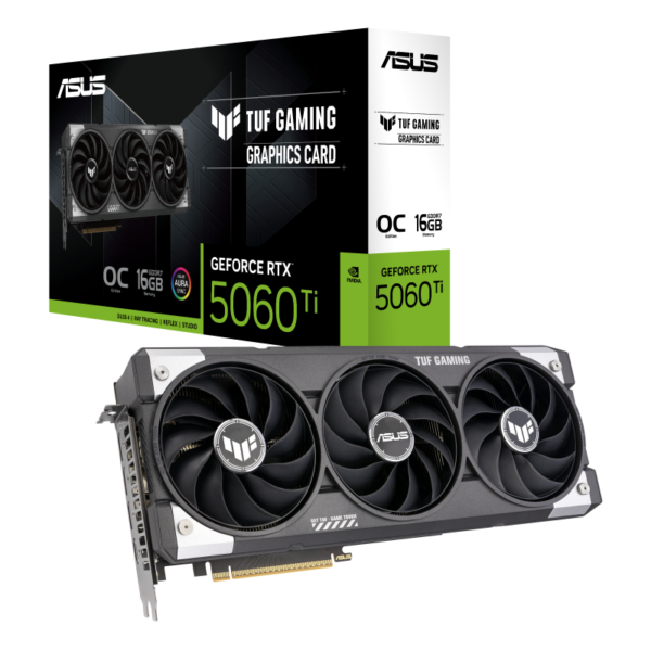 Placa de Video ASUS TUF GeForce RTX 5060 Ti Gaming OC 16GB