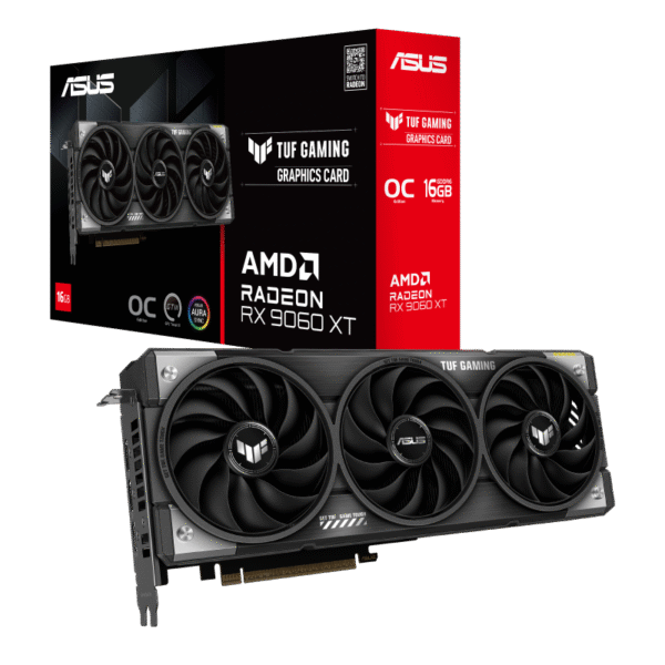 Placa de Video ASUS TUF Radeon RX 9060 XT Gaming OC 16GB