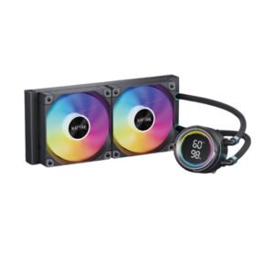 Water Cooling RAPTOR Aqua Pro 240MM 2X Display ARGB Black - https://www.scphardstore.com