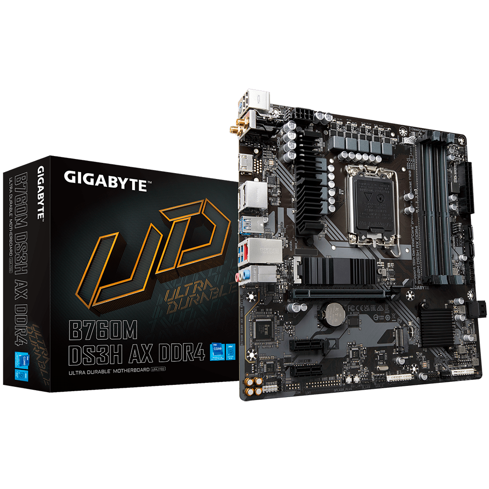MOTHER GIGABYTE B760M DS3H AX DDR4 - LGA1700