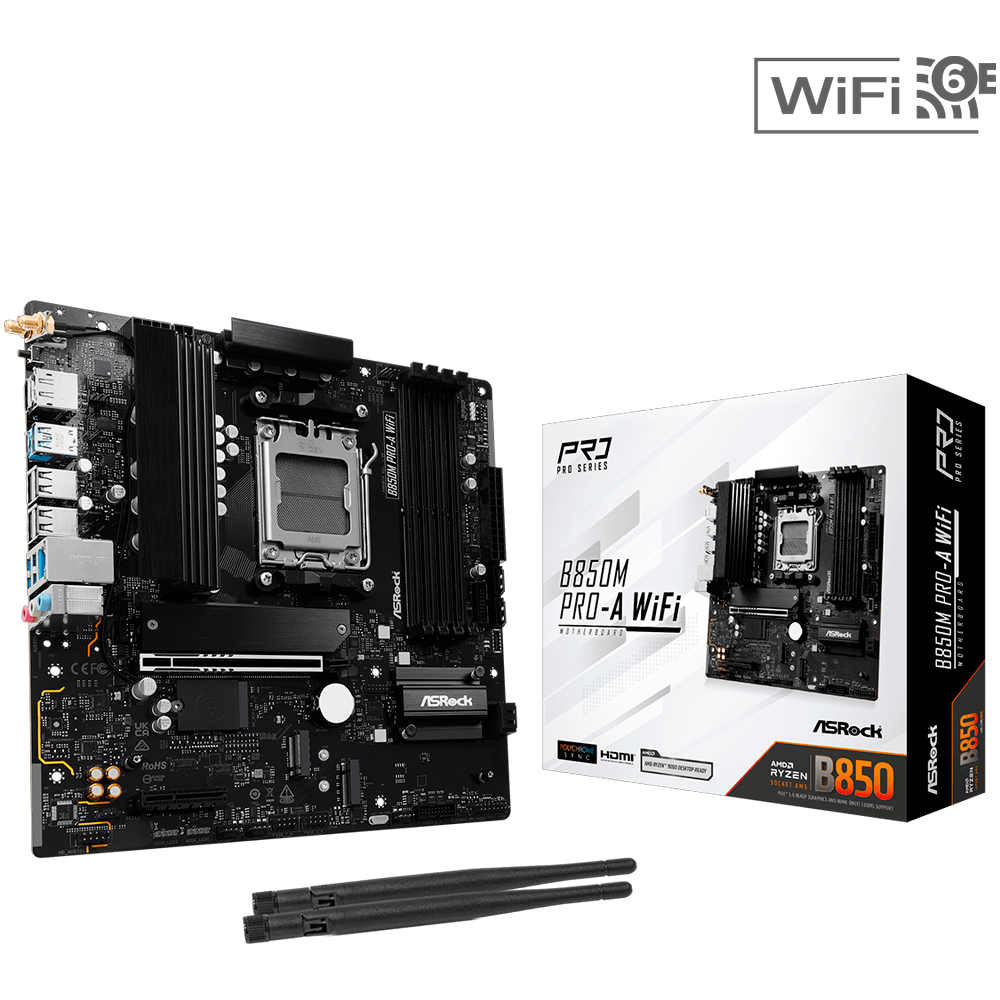 MOTHER ASROCK B850M PRO-A WIFI DDR5 - AM5