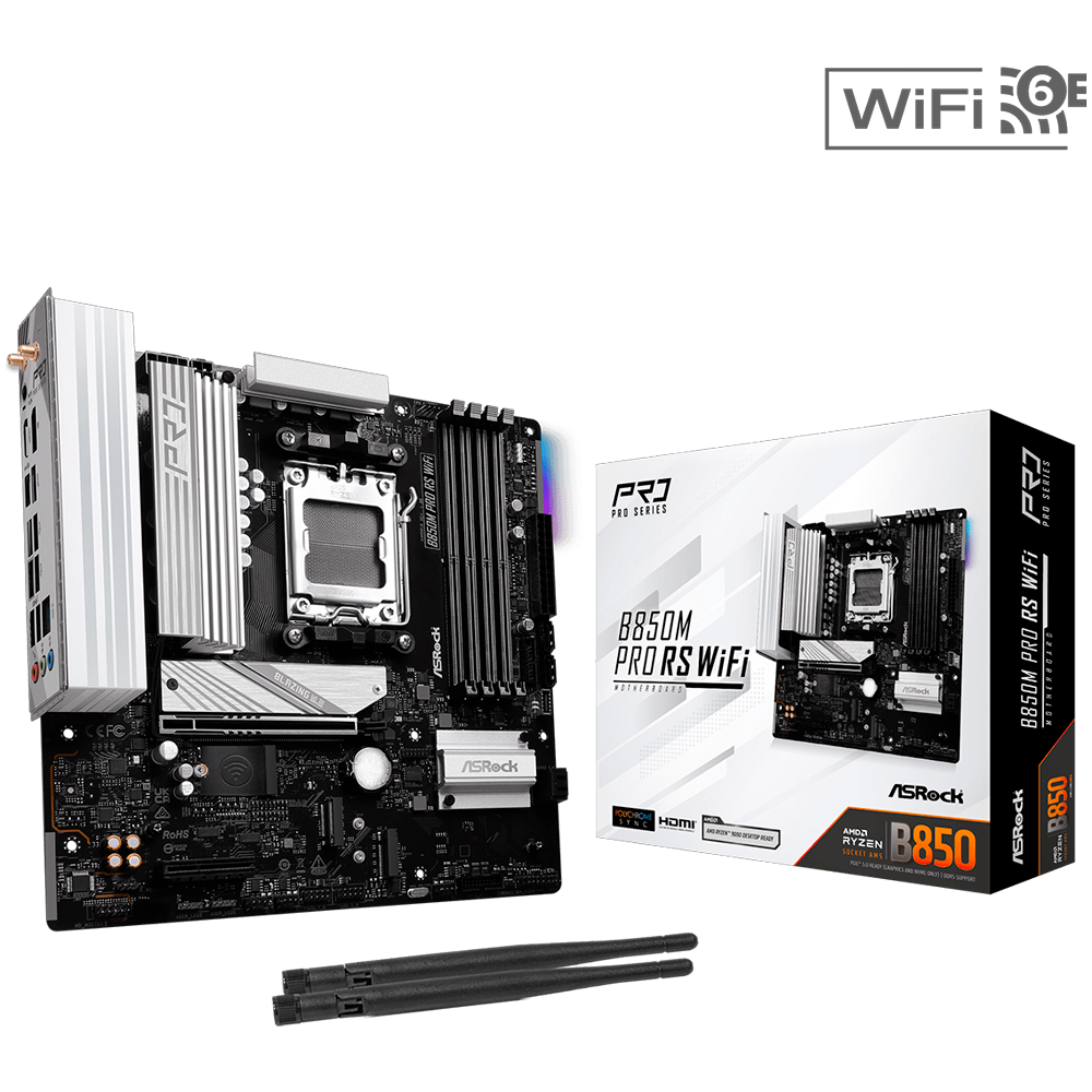 MOTHER ASROCK B850M PRO RS WIFI DDR5 - AM5