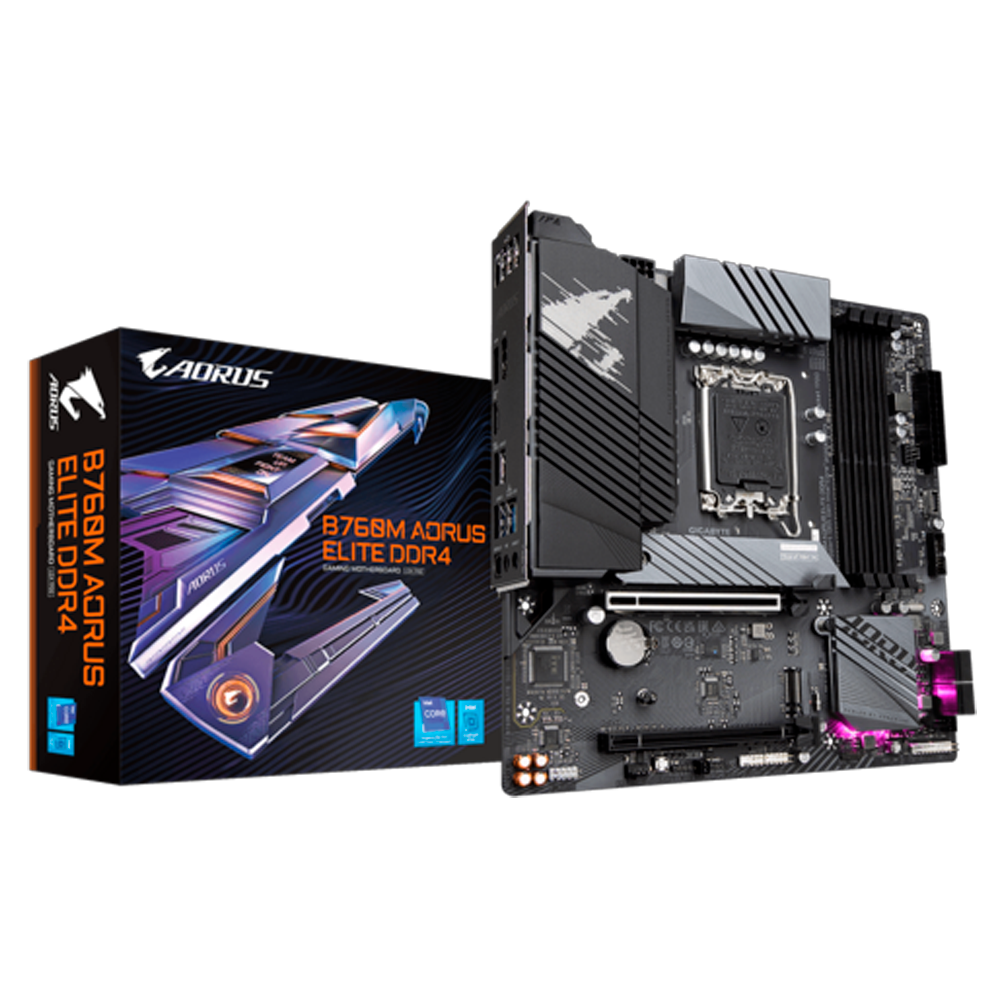 MOTHER GIGABYTE B760M AORUS ELITE DDR4 - LGA 1700