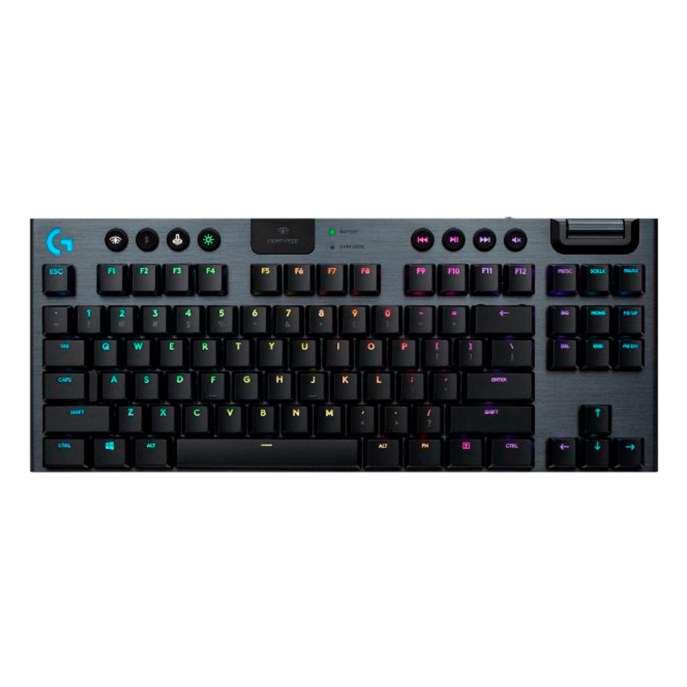 TECLADO LOGITECH G915 TKL BLACK MECH RGB WIFI