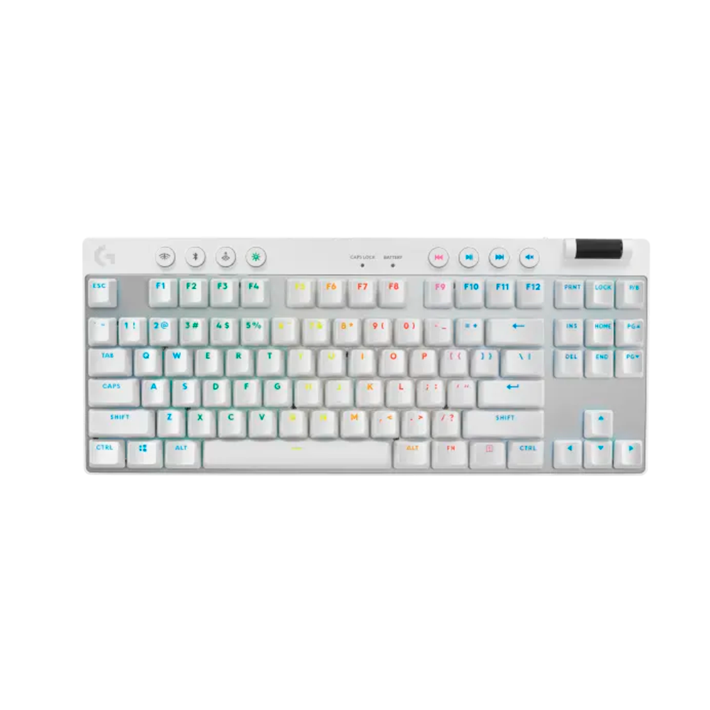TECLADO LOGITECH PRO X TKL WHITE LIGHTSPEED