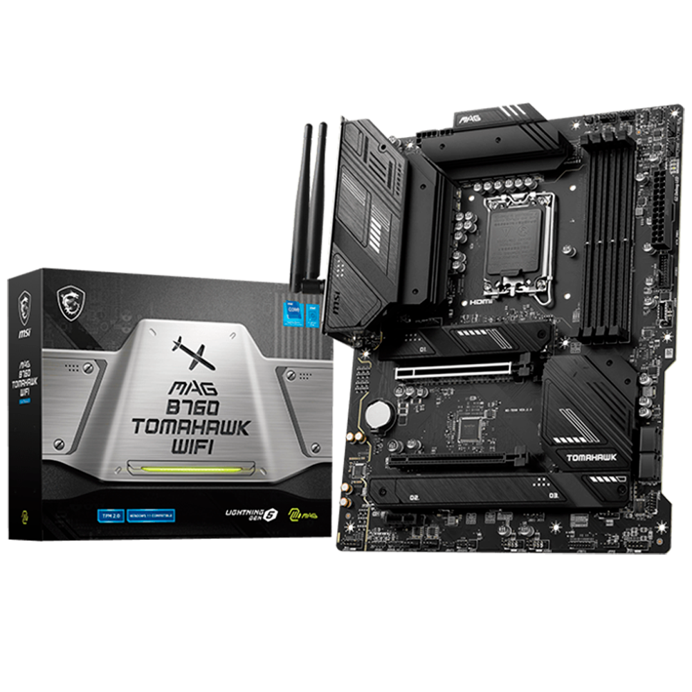 MOTHER MSI MAG B760 TOMAHAWK WIFI DDR4 - LGA1700