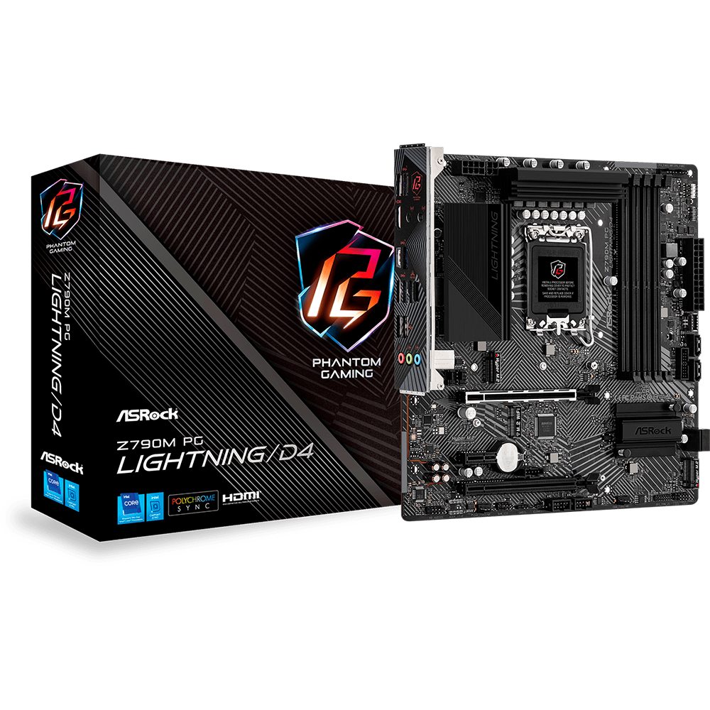 MOTHER ASROCK Z790M PG LIGHTNING DDR4 - LGA1700