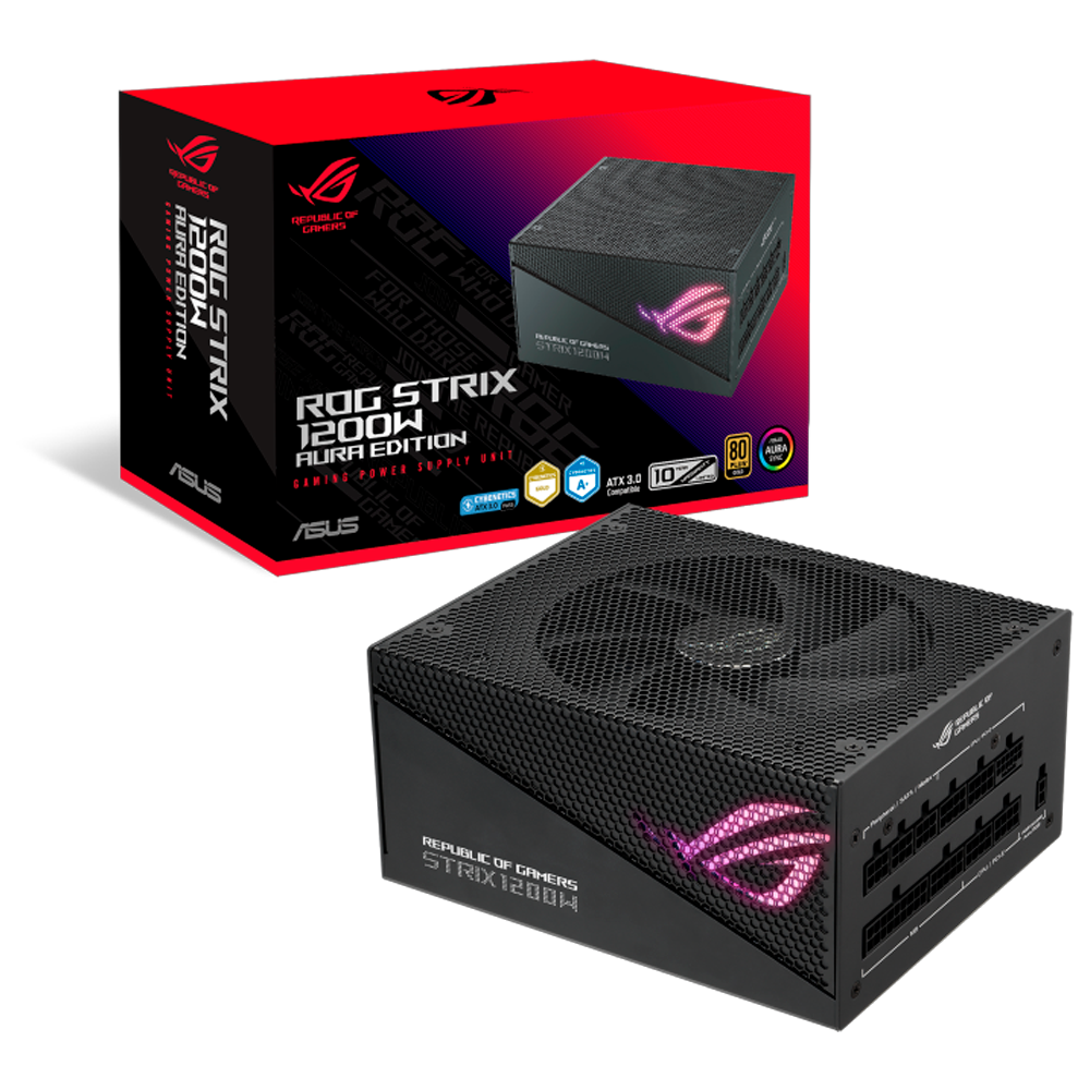 Fuente ASUS ROG STRIX 1200W 80 Plus Gold Aura Edition