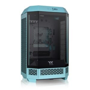 Gabinete THERMALTAKE The Tower 300 Mid-Tower TG x3 Fan x2 Turquoise - https://www.scphardstore.com