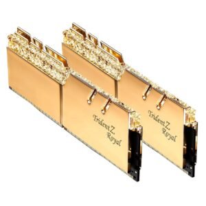 Memoria RAM DDR4 GSKILL 16GB 2x8GB 3600 MHz Trident Z Royal Gold RGB - https://www.scphardstore.com