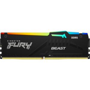 Memoria RAM DDR5 KINGSTON 16GB 6000 MHz Fury Beast Black RGB CL36 AMD EXPO / INTEL XMP - https://www.scphardstore.com
